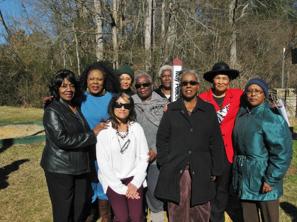 "Peace Pole Dedication Ceremony) in Rosenwald - 2014